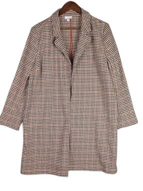 J. Jill Houndstooth Sonoma Coat in Brown, Cream & Black